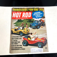 Vtg Hot Rod Car Magazine 1970,  Buggies V-Good-FREE SHIP picture