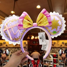 Disney~Parks Rapunzel Tangled Pascal Mickey Minnie Ears Headband Disneyland picture
