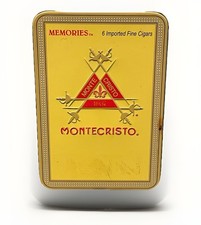 Montecristo Memories Cigar Tin Imported Fine Empty Metal Tin Cigarillos picture