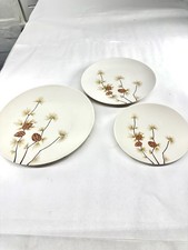 16Vtg  Boonton Ware Pinecone Melamine Melmac Plates3104-8 USA 5(6