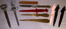 Great Lot  9 Vintage Advertising  Letter Openers picture