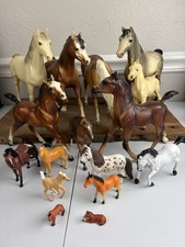 Lot 16 Horses Vintage Collectible Breyer Schleich Land Sea Great Lot picture