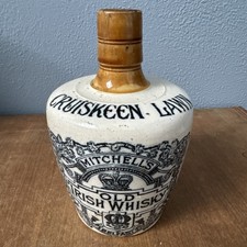 IRISH WHISKEY JUG CRUISKEEN LAWN -MITCHELL'S-BELFAST IRELAND-STONEWARE J picture
