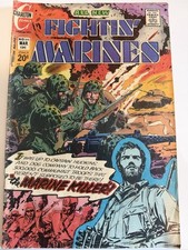 Charlton Fightin Marines Early Run 4-Book Lot 20c Vintage War picture