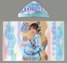 Nogizaka46 Mayu Tamura Hooded Summer Towel Midsummer Tour 2022 Pink 120x80cm use picture