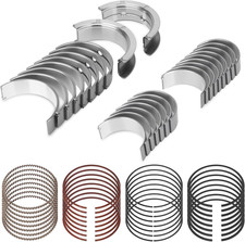 Upgrade STD Main & Rod Bearing Kit W/Piston Rings Replace# 2M4978 MS2199 picture