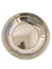Vintage Cavalier Silver Plated Anniversary Bowl Made in England Bell & Floral  picture