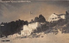 J71/ Michillinda Beach Michigan RPPC Postcard c1910 White Ledge Cottage 286 picture