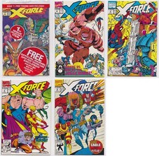 X-Force 1 3 4 5 8 (1991 Vol. 1 ) VF NM Boarded Sleeved  picture