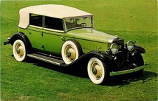 Harrisburg PA Antique Cars 1931 V-12 Cadillac Phaeton Postcard Unused (22418) picture
