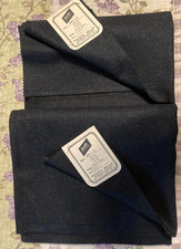 Vintage Pacific Mills Wool Fabric Black With Original Tags 1955 picture
