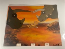 THE LAND BEFORE TIME Animation Cel Production Art Don Bluth Anime Movie 1988 I1 picture