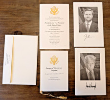 RARE &SCARCE 2025 Trump Inauguration Program - Official Presidential Memorabilia picture