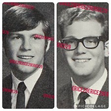 Ben & Jerry’s Ice Cream 1969 Ben Cohen & Jerry Greenfield High School Yearbook picture