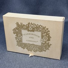 Vintage Scarborough and Company Cream Gold Filigree Perfume Keepsake Box picture