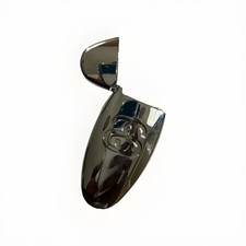 Stussy Metal Pill Lighter Case – Stainless Steel Keychain Accessory  picture