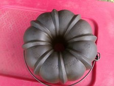 Antique Frank Hay And Sons Johnstown Pa Cast Iron Bundt Pan picture