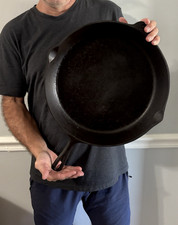 Vintage BSR Cast Iron Skillet #14 Very Large picture
