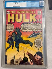 Incredible Hulk 3 1962 Marvel Comics CGC VG+ 4.5 Origin Retold 3rd App Hulk picture