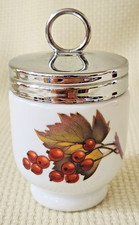 Vtg Royal Worcester Evesham Standard Sz Egg Coddler Blackberry & Current England picture