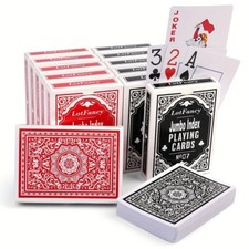 12 Decks Jumbo Playing Cards Poker Index Play Game For Blackjack Pinochle Euchre picture