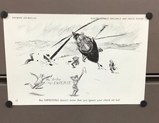 Vintage 1963 NATOPS Combat Efficiency And Safety 11” x 17” Poster New A-1 picture