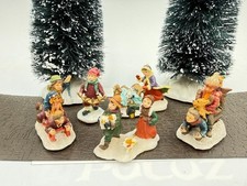 Lemax D56 Christmas Village Figurine/Accessories Lot of 5: Snow Fun picture