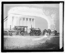 Photo:Barrett G. 1900s Steam Tractor and Water Tanker Wagon Building picture