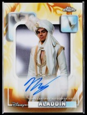 2026 Topps Disney Chrome #AA-MMS Aladdin Mena Massoud Refractor AUTO picture