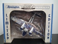 Remington Country Grumman Goose Diecast Aircraft Coin Bank 10x11