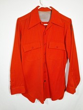 VINTAGE 1950s Great Northern Railway Empire Builder Wool Uniform Shirt Red MOW picture