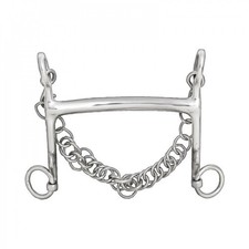 HORZE Mullen Mouth Weymouth Bit - 5, Stainless Steel picture