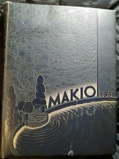 1938 OSU MAKIO YEARBOOK BIG TEN CHAMPIONS BUCKEYES FRANCIS SCHMIDT PREWAR WW2 picture