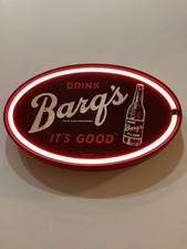 Barq’s Root Beer Replica Neon Look LED Rope Light Sign picture