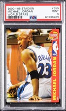 2000 Stadion World Stars Michael Jordan #559 PSA 9 MINT HOF Pop 3 picture