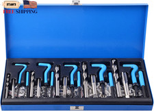 SAE Thread Repair Kit HSS Drill Helicoil Kit Standard, 1/4
