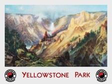 Northern Pacific Railroad - Yellowstone - NEW METAL SIGN: 12x16