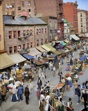 1958 NEW YORK Lower East Side Photo (240-C) picture