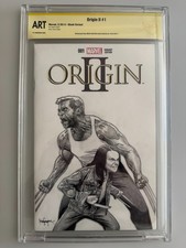 Mico Suayan Origin II Wolverine & X-23 Original Art CBCS Slabbed NYCC 2017 picture