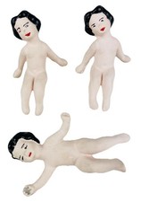 VNTG Frozen Charlie Charlotte Bisque Porcelain Doll Antique Germany Lot  x3 picture