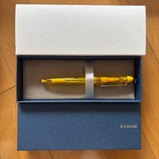 Sailor D.Gray-man Tim × Fude De Mannen Fountain Pen Yellow w/Box Japan Limited picture