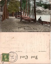 Mayflower Grove Bryantville Mass Postcard 1908 Geo T Lewis Postmarked Written picture