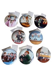 Vtg. Hamilton I Love Lucy Set X 8 Collectible Plates In Original Box With COA picture
