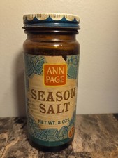 Vintage Ann Page Season Salt 90% Full Glass Bottle Rare Old Collectible Item picture