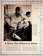 1960s Bill Veeck Chicago White Sox Magazine Page Air Parcel Post Ad Weldwood picture