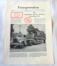 Feb 1949 Vol 3 Transportation Periodical CT Electric Railway Assoc. Newsletter picture