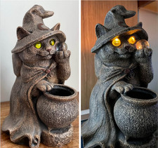 Rare Vintage Pena Windstone Editions 1999 Cat Wizard picture