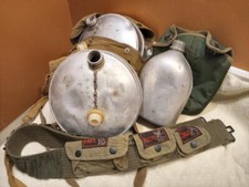 Vintage-Mid Century- Palco 2 Quarter Canteen W/Various accessories Lot-Bonus buy picture