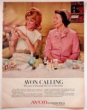 1966 Avon Cosmetics Print Advertisement 10x13 Vintage Beauty Ad picture