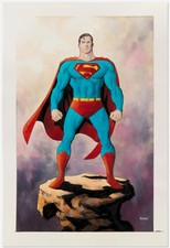 Superman full figure illustration by Mike McKone picture